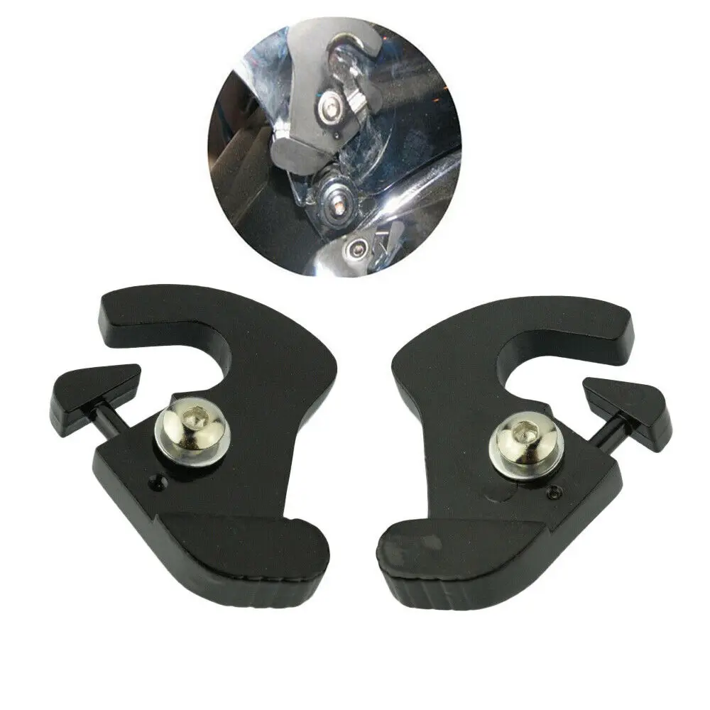 

Detachable Rotary Sissy Bar Luggage Rack Docking Latch Clip Kit for Harley Touring 1Set Motorcycle Covers