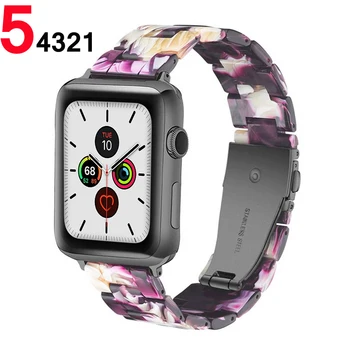 

Strap for Apple watch band 5 4 44mm 40mm iwatch correa 42mm 38mm 3 2 resin bracelet accessories pulseira apple watch Accessories
