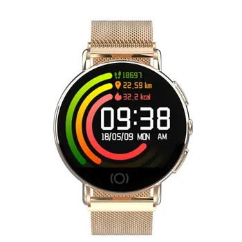 

2019 New Luxury Smart Fitness Bracelet Women Blood Pressure Heart Rate Monitoring Wristband Lady Watch Gift For Friend