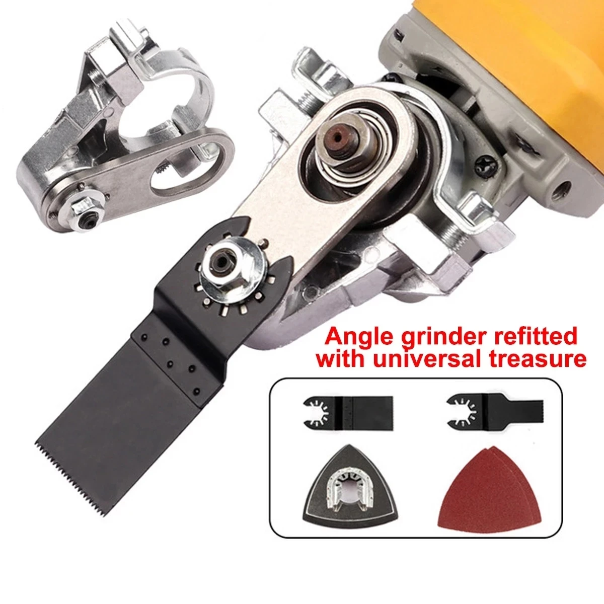 Angle Grinder To Grooving Machine Adapter Angle Grinder Conversion Universal Head Kit For 100 Model Woodworking Tool