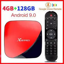 X88 pro Android 9,0 Smart tv Box 4 Гб ram 64 Гб ROMA 128 Гб Rockchip RK3318 5G Wifi 4K HD телеприставка медиа-проигрыватель google YouTube
