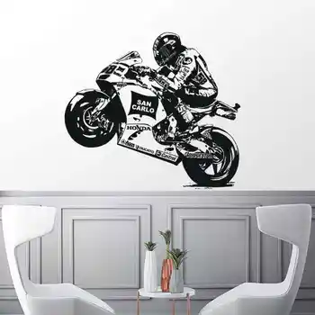

Race Motorcycle Racing Sticker Vehicle Decal Posters Vinyl Wall Pegatina Decor Mural Sticker Autobike Racing Decals