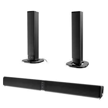 

20W Separable Soundbar Bluetooth Speakers Built-in Subwoofer 4.0 Channel 3D Surround Sound with Mic for Home Tv PC