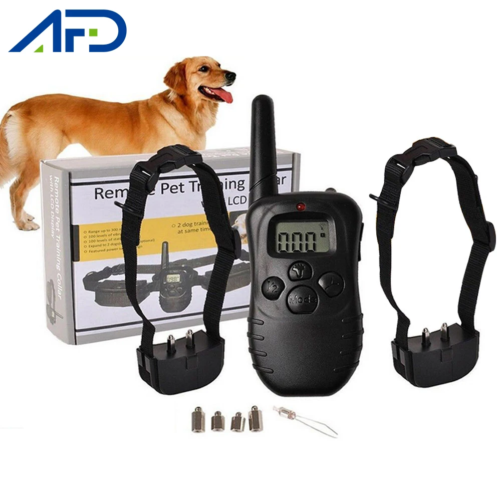 300 м электрический ошейник для собак с дистанционным управлением электронный