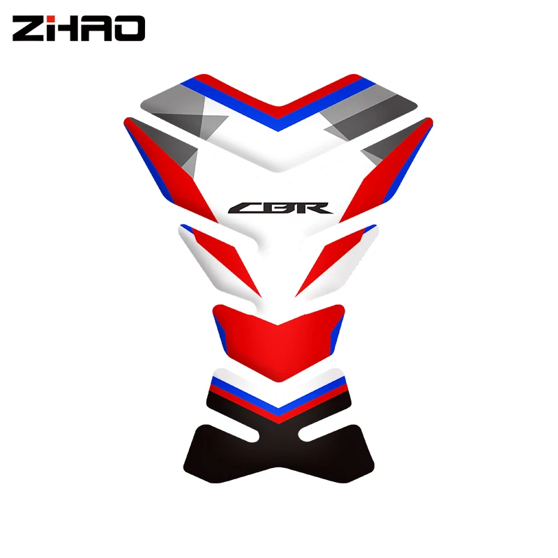 CBR RVF VFR CBR 250 400 500 600 1000 1100 CBR 1000 RR 가스 오일 연료 탱크 패드 보호대 자동차 스티커 용 3D 오토바이 데칼