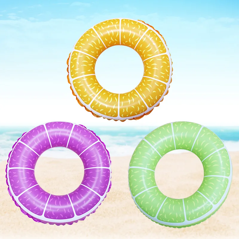Summer Water Inflatable Toys Children Swimming Ring Life Buoy Pvc Fruit Printing Swimming Ring Sports Swimming Supplies| | - AliExpress