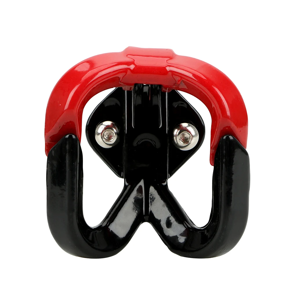 Многофункциональные Мото Аксессуары для шлема коготь мотоциклетный крюк Универсальный багажный мешок вешалка бутылки держатели для переноски 6 цветов - Цвет: Красный