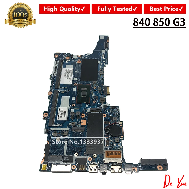 Для HP EliteBook 850 G3 840 Материнская плата ноутбука i5-6200U 6050A2892401 918312-001 918312-501 918312-601