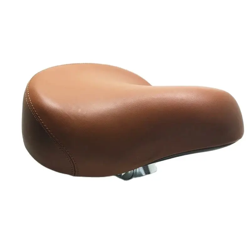 

Винтажное кожаное седло для электрического велосипеда Удобное сиденье для велосипеда Пружинное седло Пригородные велосипедные детали