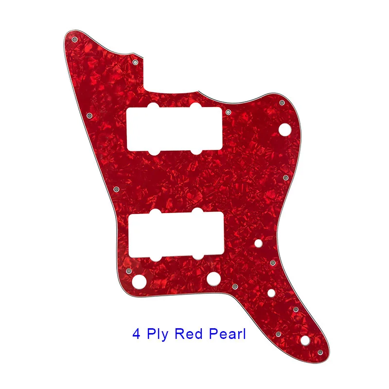 Pleroo Guitar Pickguard for Japan No Upper Controls Jazzmaster Style Guitar Replacement