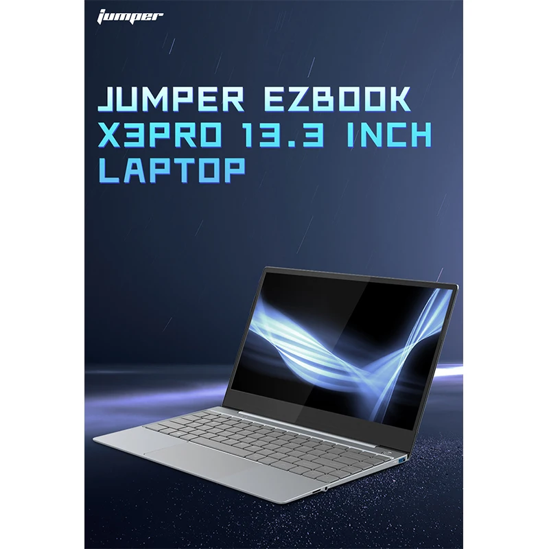 Jumper EZbook X3 PRO 13,3 дюймовый ips ноутбук тонкий металлический корпус Inter N4100 8GB LPDDR4 180GB SSD 2,4G/5G WiFi ноутбук с европейской вилкой