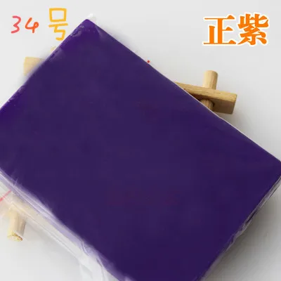 56 Color Soft Clay Dry Polymer Children's Toys Plasticine Safe and Non-toxic Colorful Lightweight Clay Gifts for Boys and Girls - Цвет: C34 purple