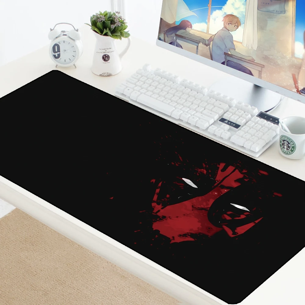 Deadpool высокоскоростной коврик для мыши Большой xl игровой коврик для мыши Lockedge коврик для мыши Клавиатура коврик для мыши большая мышь компьютерные игровые коврики 700x300