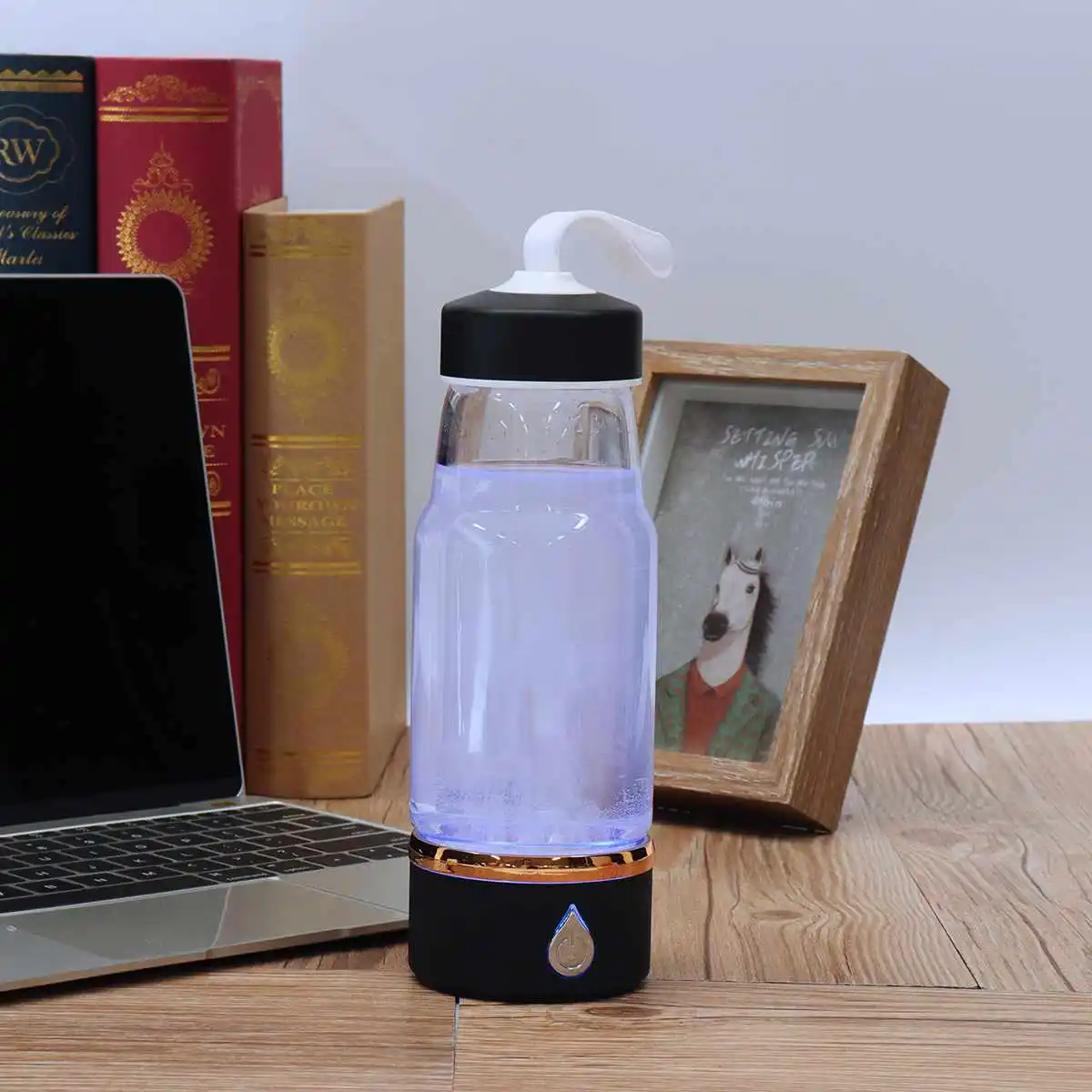 USB перезаряжаемая портативная водородная чашка фильтра для воды производитель ионизаторов/генератор супер антиоксидантов водород-бутылка для воды с крышкой