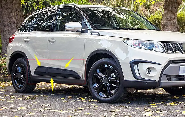 Автомобильные аксессуары ABS боковая сторона кузова молдинги Боковая дверь украшение для Suzuki Vitara Автомобиль Стайлинг