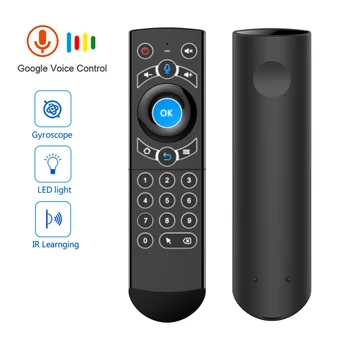 

G21 PRO Voice Remote Control 2.4G Wireless Keyboard Air Mouse with IR Learning Gyros for Android TV Box H96 MAX X3 Pro AM6 Plus