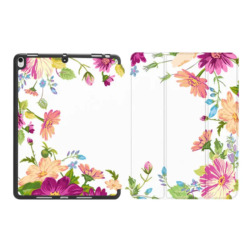 MTT чехол с цветочным рисунком для iPad Air 3rd Gen 10,5 дюймов с держателем для карандашей TPU мягкая задняя крышка из искусственной кожи Smart Cover Pro 10,5 чехол для планшета - Цвет: IPBC08