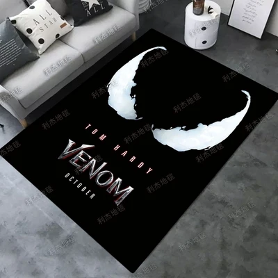 

The Avengers Marvel The Venom and The Batterman Door mat Rug Carpet Floor Bedroom Doormat Non-slip Mat Cartoon Gift