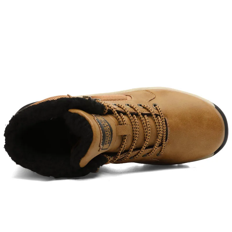 Новые стильные черные треккинговые ботинки для мужчин удобные мужские походные ботинки на шнуровке мужские Нескользящие сапоги для альпинизма Молодежная походная обувь
