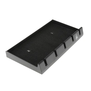 

Salon Barber Shop Electric Hair Clipper Storage Holder Rack Scissors Organizer Stand Tray Black