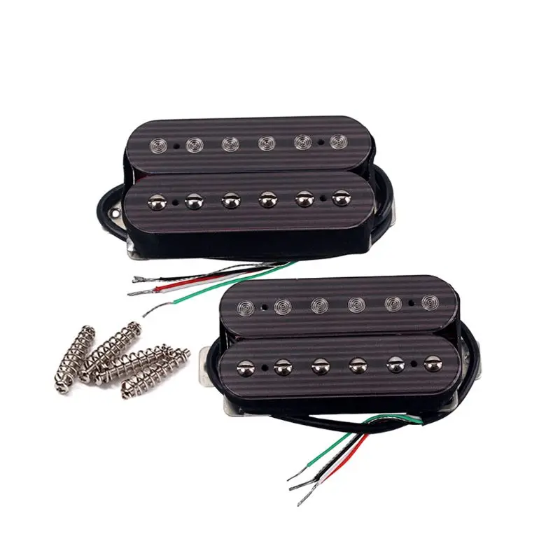 

Electric Guitar 7 String Humbucker Double Coil Pickups Neck Bridge Replacement suit for guitar