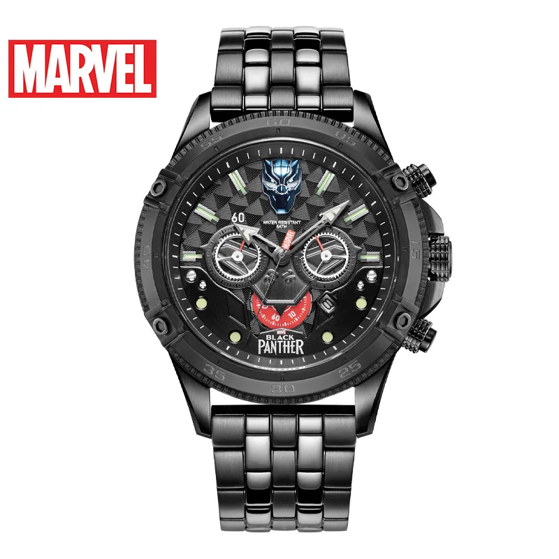 Marvel Черная пантера супер герой мужские спортивные трендовые Кварцевые