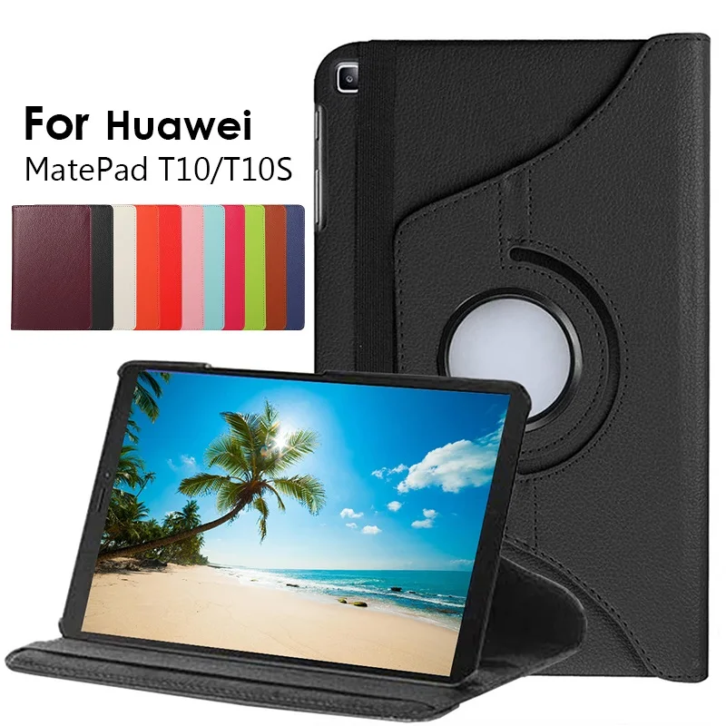Succtopy Custodia per Huawei MatePad T10S/T10 2020, PU Cover Tablet T10 9.7 AGR-L09 AGR-W09 Protettiva Slim Smart Protettiva Case Huawei T10S 10.1 AGS3-L09 AGS3-W09,Farfalla Viola