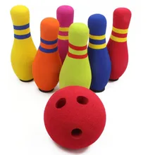 Экологически чистая пена Eva боулинг игрушки Измельчить боулинг набор детский внутренний тренировочный мяч