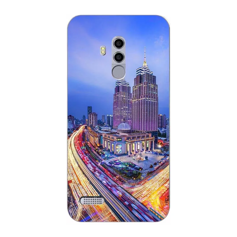 A097 Мягкий чехол из ТПУ с принтом для Leagoo T8S оригинальные чехлы для телефона силиконовые чехлы цветок Para красочные Coque для Leagoo T8 S HD - Цвет: A097