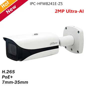 

Dahua 2MP IP Camera PoE+ H.265 7mm-35mm Motorized lens Support SD Card 128G and IR 100m Security Camera IPC-HFW8241E-Z5