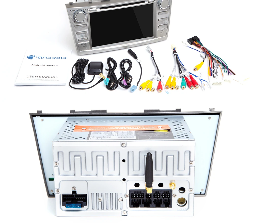 Excellent Josmile 8" autoradio 2 din Android 9.0 Car DVD Player For Toyota Camry 2007 2008 2009 2010 2011Auroin 2006  GPS Navigation OBD2 17