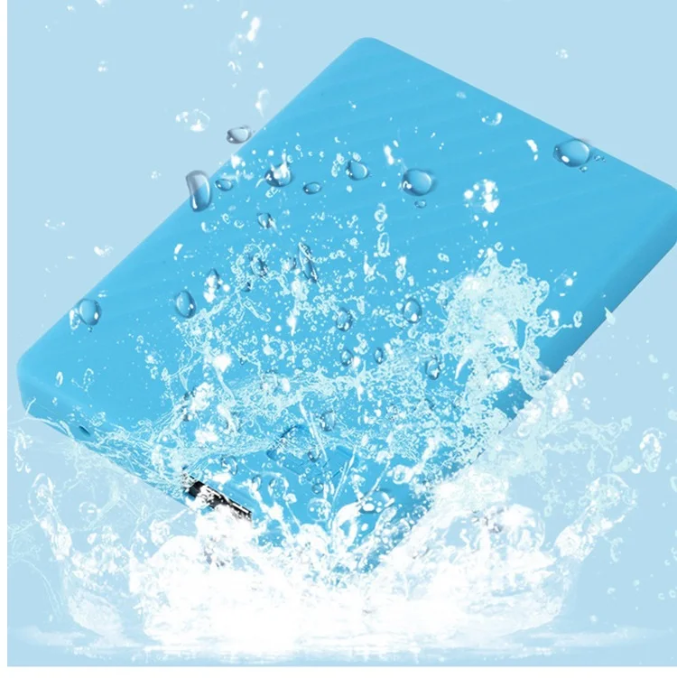 Hard Drive Case Portable Hard Drive Soft Silicone Cover Protect Sleeve skin Case for WD 1TB 2TB 4TB 5TB My Passport Portable Hard Drive Bag Hard Drive Box Electronic Accessories Case Digital Accessories Bag
