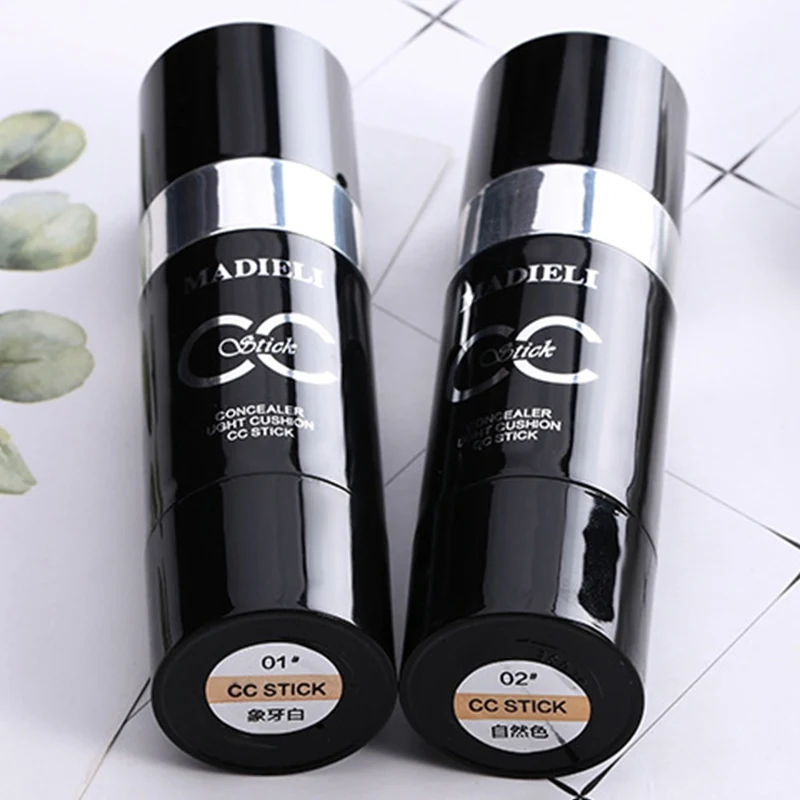 Natural Nude Makeup Effect Concealer CC Stick Moisturizing Brighten Skin BB Cream Stick Makeup W1