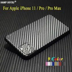 Для Apple iPhone 11/11 Pro/11 Pro Max новая полная задняя наклейка для кожи 3D из углеродного волокна защитная пленка для телефона