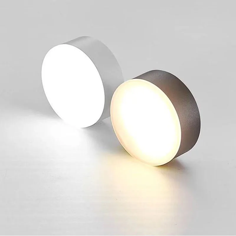 초박형 표면 장착 LED 다운라이트 천장 조명, 넓은 면적 발광 다운라이트 스포트라이트, 220V, 5W, 7W, 9W, 12W, 15W, 18W, 신제품