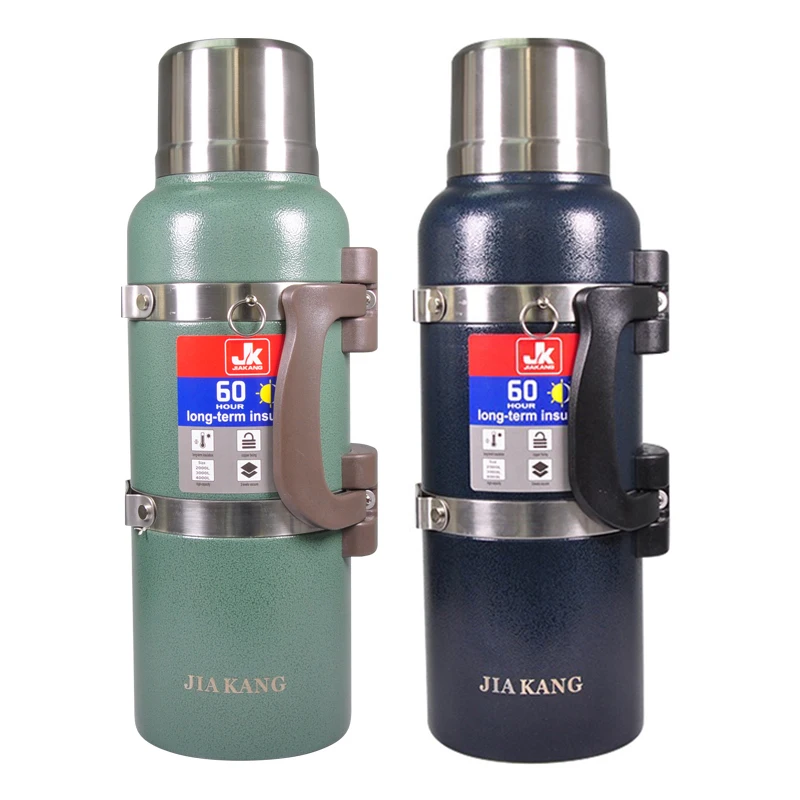 3000ml All Stainless Steel Thermos Bottle Large Capacity Vacuum Flask Outdoor Portable Travel Insulated Cup | Дом и сад