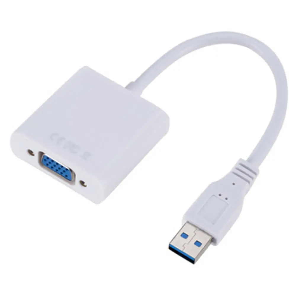 USB 3,0 к VGA Кабель-адаптер внешняя графическая карта видео мульти-дисплей конвертер адаптер для ПК ноутбук с системой Windows 7 8 10