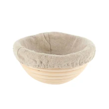 Орнамент Ручной Работы Хлебница многофункциональный домашний практичный контейнер Banneton натуральный доказательство круглый брожения ротанга тесто