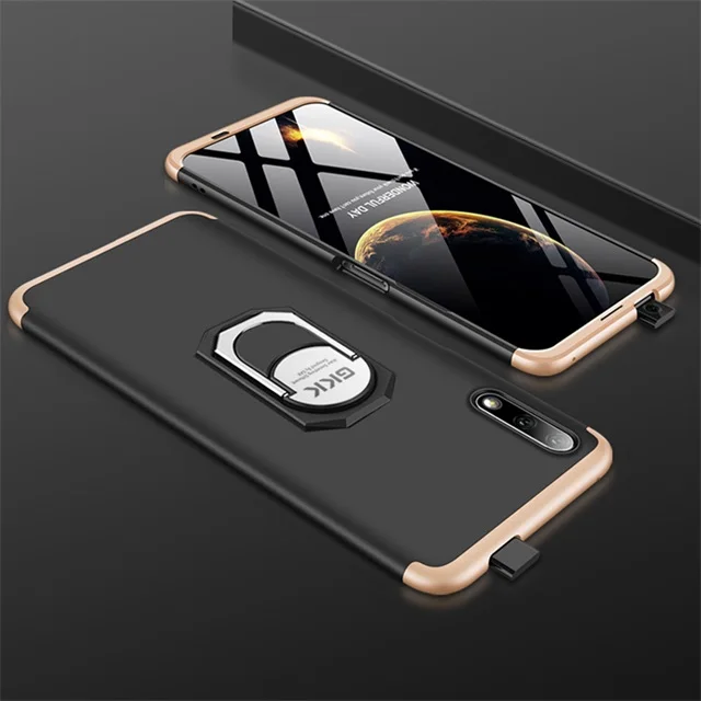 Чехол для Xiaomi mi CC9e, чехол с полной защитой, противоударный чехол, гибридный противоударный матовый корпус для телефона для Xiao mi CC9, чехлы - Цвет: Gold black