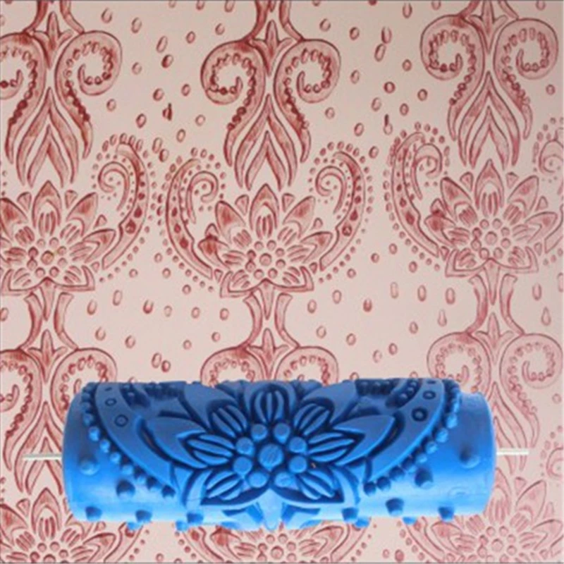 Wall Decoration Paint 5" Rubber Roller Brush Head 18 Patterns 85-102 paint roller,paint brush,rubber painting brush,rubber roller brush,wall brush