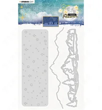 

North Pole Scenery Moon Flower Metal Cutting Dies Diy Crafts Accessories Scrapbooking Greeting Card Decoration Embossing Molds