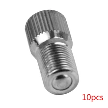 10pcs V2B Tire Wheel Metal Inflate Through Valve Stem Extension Extender Caps Cover Accessories