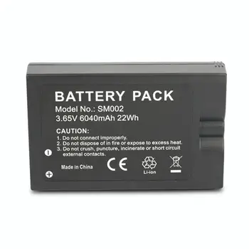 

6040mAh Battery for SM002 Cam Video Doorbell Compatible Battery 8AB1S7-0EN0 RING Battery Pack Quick Release