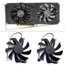Ventilateur de refroidissement pour KFA2 GeForce RTX3060, 85MM, 4 broches, pour réparation graphique LHR, pour KFA2 GeForce RTX 3060 TI (1 clic OC), 2 pièces 