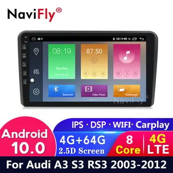 

Android 10 4G + 64G Car dvd GPS For Audi A3 8P car Radio Multimedia 2003-2012 S3 2006-2012 RS3 Sportback 2011 WIFI Canbus BT USB