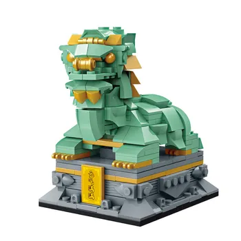 

2020 City Creator Chinese Style Mini Street View Chinese fairy tales Animal Beast Model Building Blocks Bricks Toy Doll