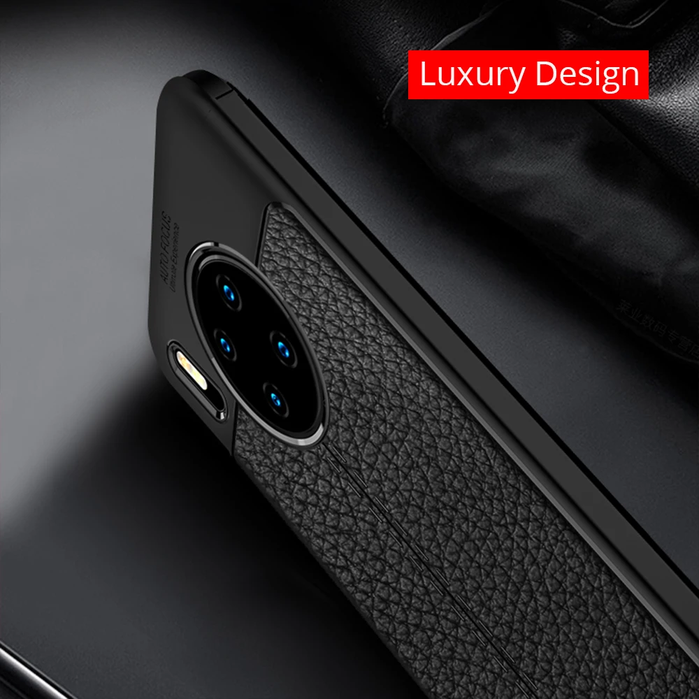 Кожаный чехол для huawei mate 30 mate 30 Pro, чехол, мягкий силиконовый бампер, чехол для телефона, чехол для huawei mate 30 Pro 20 Lite