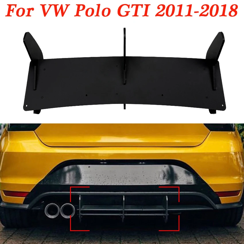 Автомобильный задний бампер диффузор спойлер сплиттер для-VW Polo-GTI 2011-2018 |