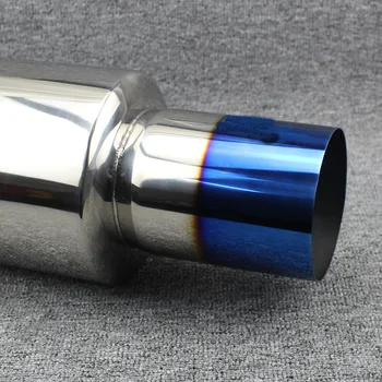 

High quality Car shape Exhaust pipe Universal vertical drum car exhaust pipe exhaust drum sound Output 115mm tail pipe