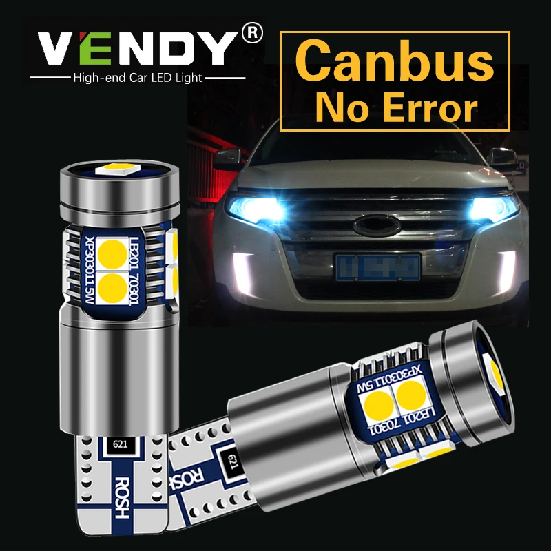 Автомобильные светодиодные габаритные огни Canbus W5W T10 194 1 шт. автомобильные лампы